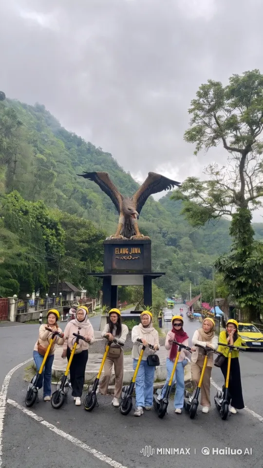 Kungfu Display by Group with Scooters in Mountainous Setting – AI Generated Video | Hailuo AI