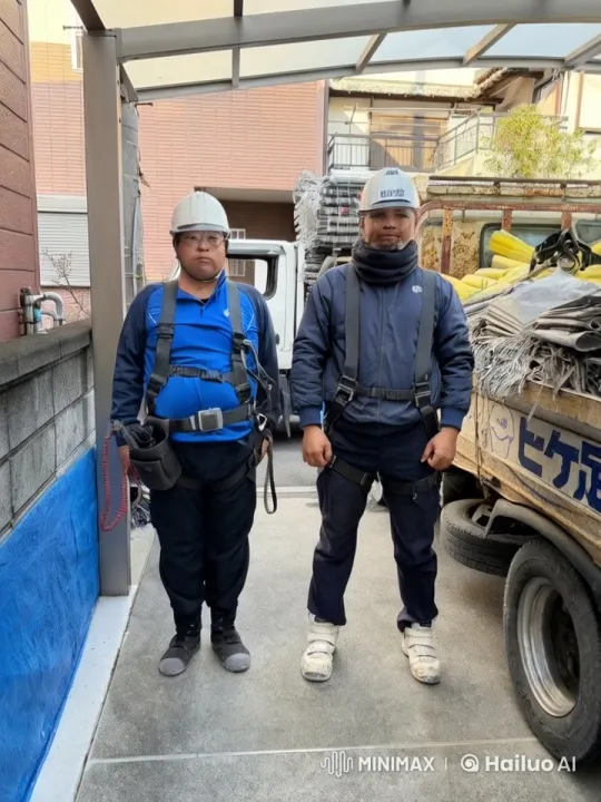 Construction Workers Display Martial Arts Skills – AI Generated Video | Hailuo AI