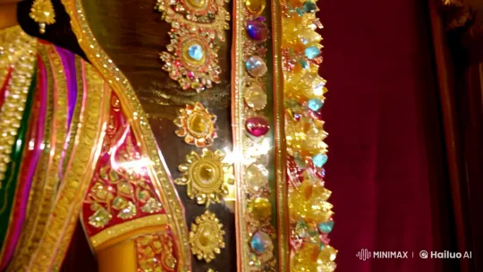 Tanjore Glass Painting Captured in Artful Cinematography – AI Generated Video | Hailuo AI