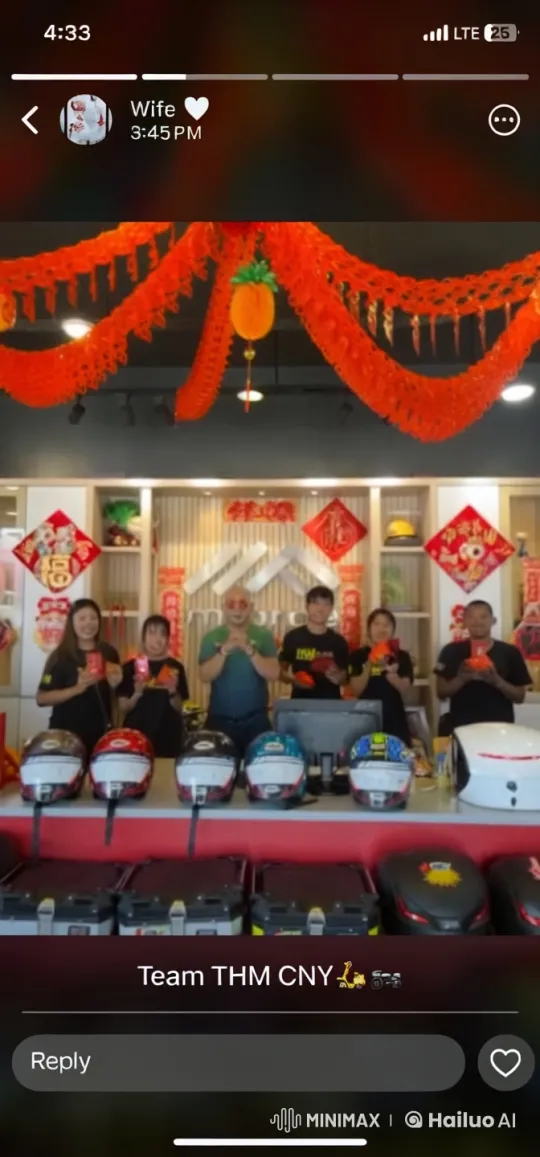 Chinese New Year Celebration with Kung Fu and Motorcycle Helmets – AI Generated Video | Hailuo AI