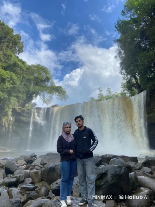 Kung Fu Mastery Amidst Waterfall Serenity – AI Generated Video | Hailuo AI