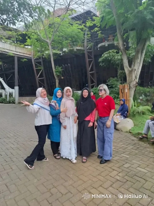 Colorful Group Supports Kung Fu Performer in Serene Setting – AI Generated Video | Hailuo AI