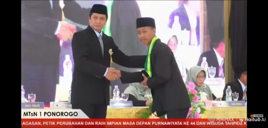 Kung Fu Surprise at MTsN 1 Ponorogo Ceremony – AI Generated Video | Hailuo AI