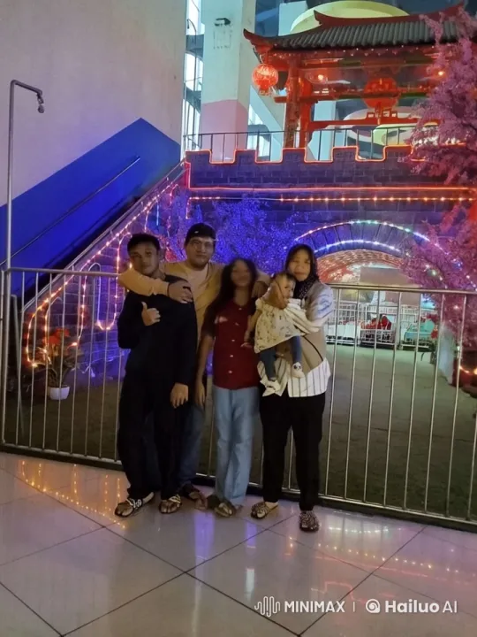 Chinese Gate Kung Fu Performance with Colorful Lights – AI Generated Video | Hailuo AI