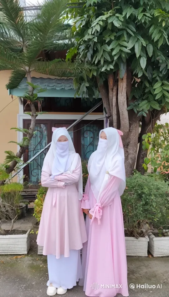 Two Women Perform Synchronized Kung Fu in Lush Surroundings – AI Generated Video | Hailuo AI