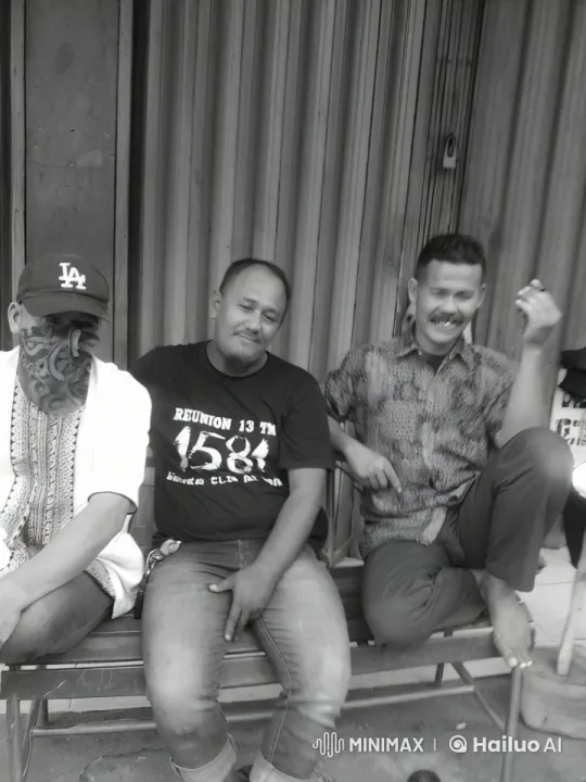 Three Men Relaxing on a Bench in Civil War-Era Clothing – AI Generated Video | Hailuo AI