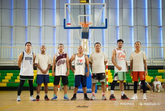 Basketball Players Perform Synchronized Kungfu Moves – AI Generated Video | Hailuo AI