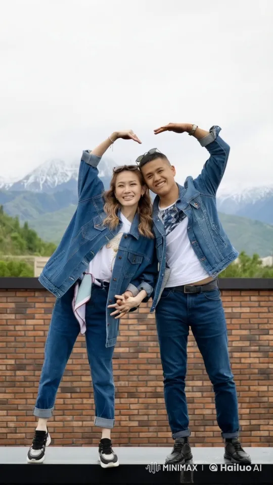 Dynamic Kungfu Duo in Scenic Mountain Setting – AI Generated Video | Hailuo AI