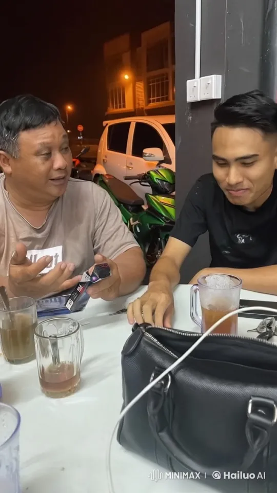 Kung Fu Duel Erupts at Nighttime Table – AI Generated Video | Hailuo AI