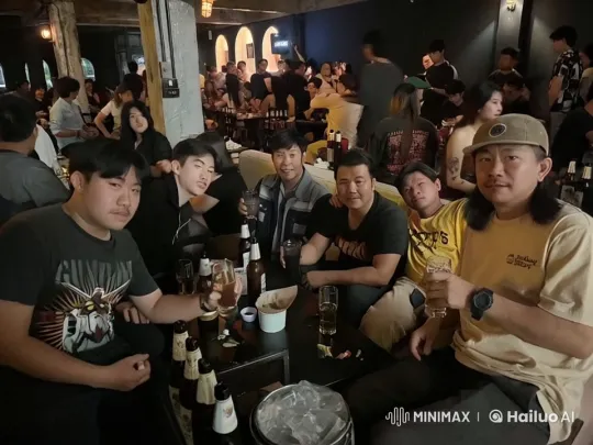 Martial Arts Showdown in Bustling Bar – AI Generated Video | Hailuo AI
