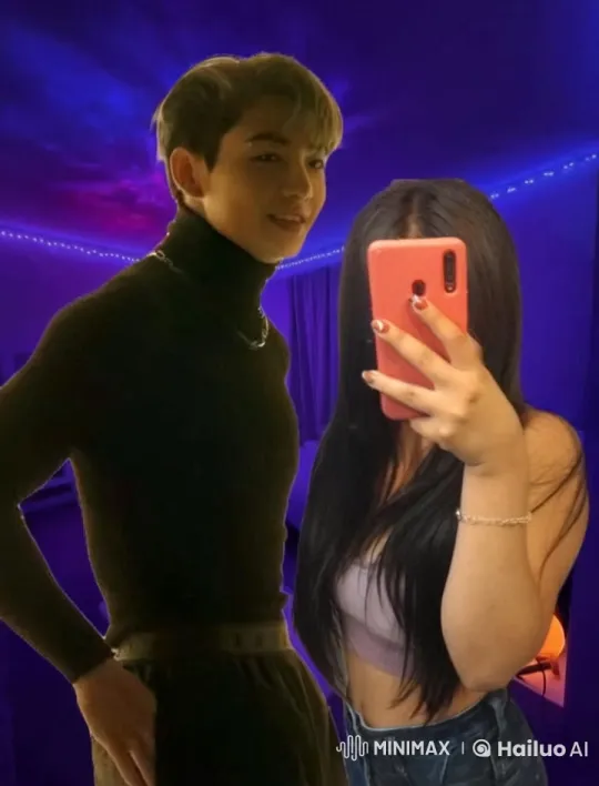 Boy and Girl Share Intimate Moment in Cozy Setting – AI Generated Video | Hailuo AI