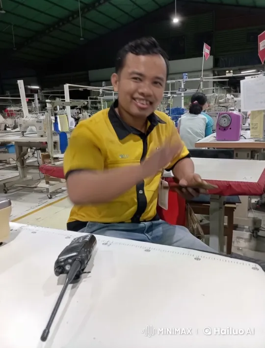 Animated Worker in Bustling Factory Setting – AI Generated Video | Hailuo AI