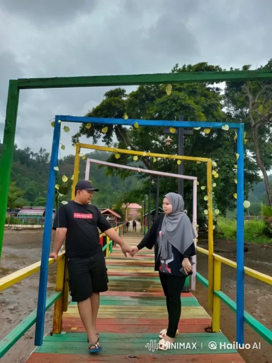 Chinese Martial Arts Performance on Decorative Bridge – AI Generated Video | Hailuo AI