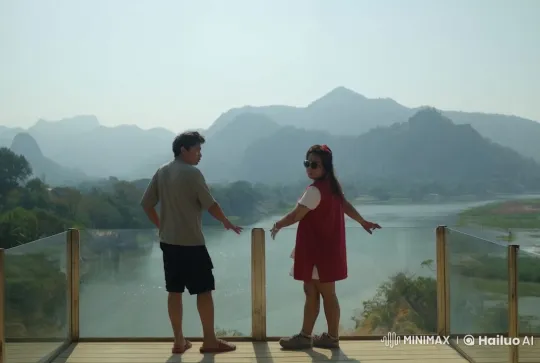 Kung Fu Practitioners Display Skills by River – AI Generated Video | Hailuo AI