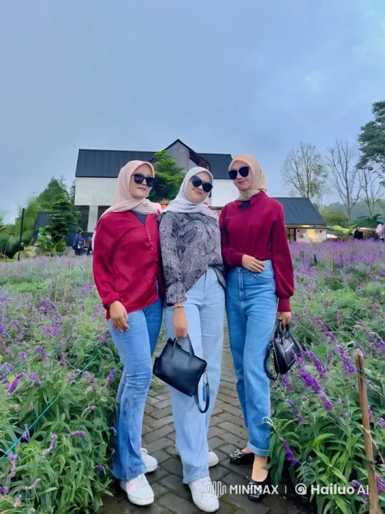 Hijabi Women Perform Kungfu in a Peaceful Garden – AI Generated Video | Hailuo AI
