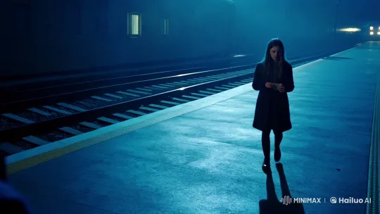 Midnight Train Station: A Tale of Love and Anticipation – AI Generated Video | Hailuo AI