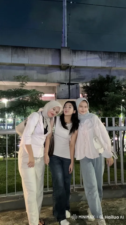 Nighttime Argument Between Three Friends Under a Bridge – AI Generated Video | Hailuo AI