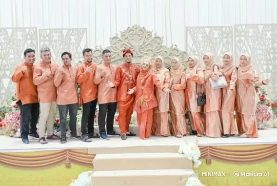 Martial Arts Display Enlivens Wedding Celebration – AI Generated Video | Hailuo AI