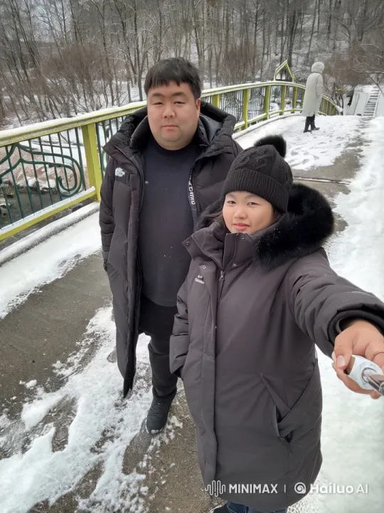 Mystical Winter Bridge: Aerial Combat Scene – AI Generated Video | Hailuo AI