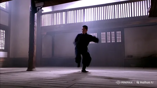Dynamic Mastery: Kung Fu Artist in Action – AI Generated Video | Hailuo AI