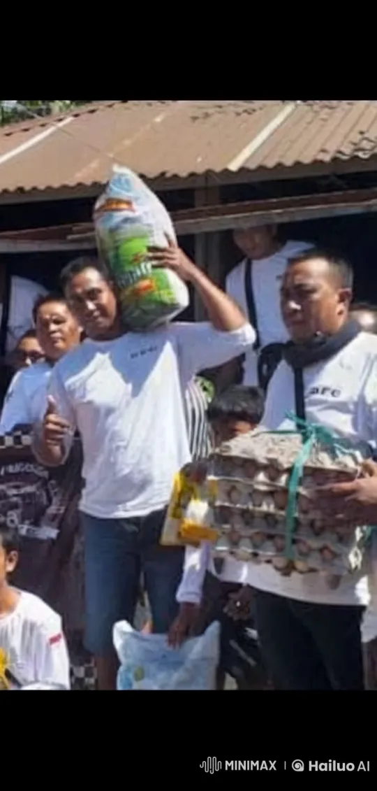 Community Food Distribution with Busy Engagement – AI Generated Video | Hailuo AI