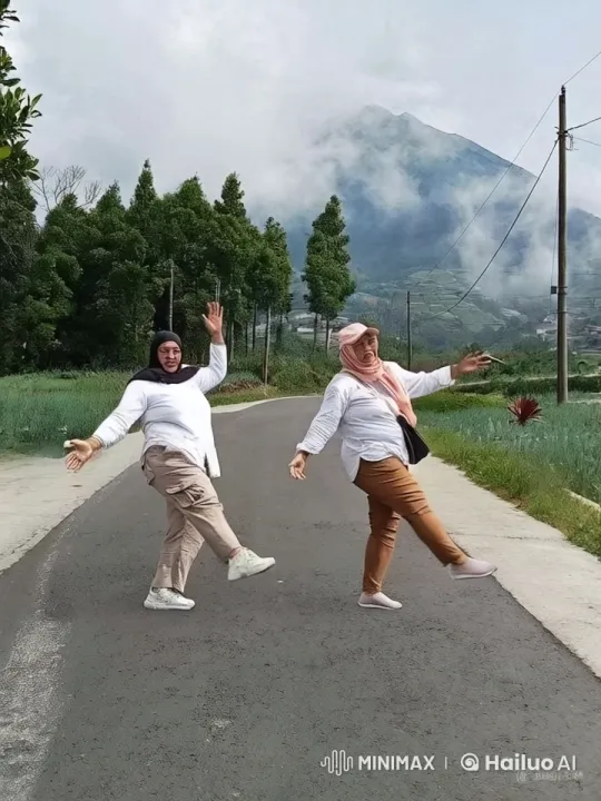 Kungfu Practitioners in Tranquil Mountain Setting – AI Generated Video | Hailuo AI