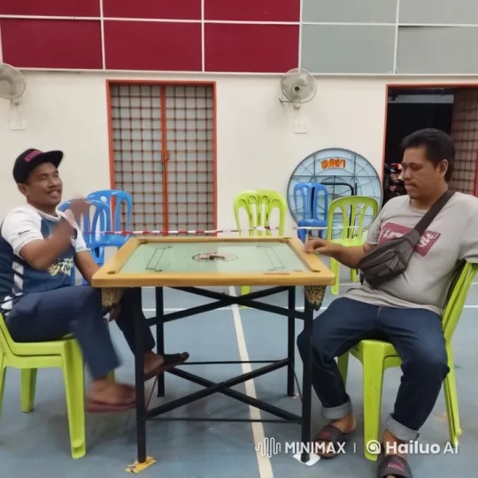 Two Men Playing Game with Animated Interaction – AI Generated Video | Hailuo AI