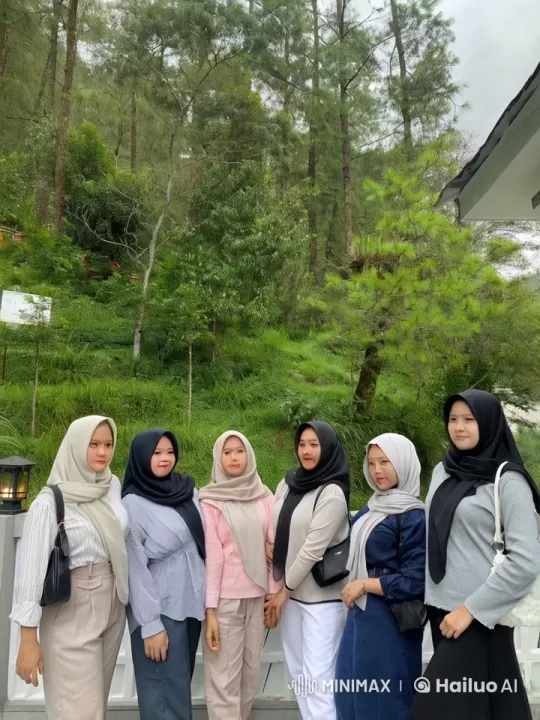 Women in Hijabs Showcase Kung Fu Skills in Forest Setting – AI Generated Video | Hailuo AI