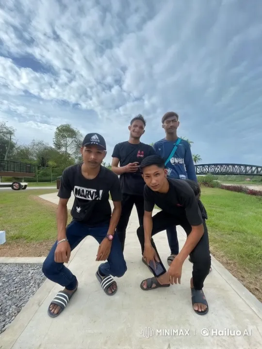 Young Men Showcase Kung-Fu Skills in Outdoor Fight Scene – AI Generated Video | Hailuo AI