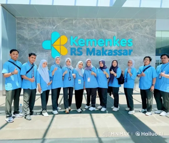 Healthcare Professionals Display Unity Through Kung Fu at Kemenkes RS Makassar – AI Generated Video | Hailuo AI