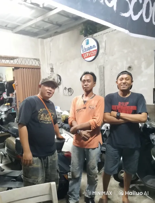 Vintage Scooters Meet Kung Fu Mastery in Garage – AI Generated Video | Hailuo AI
