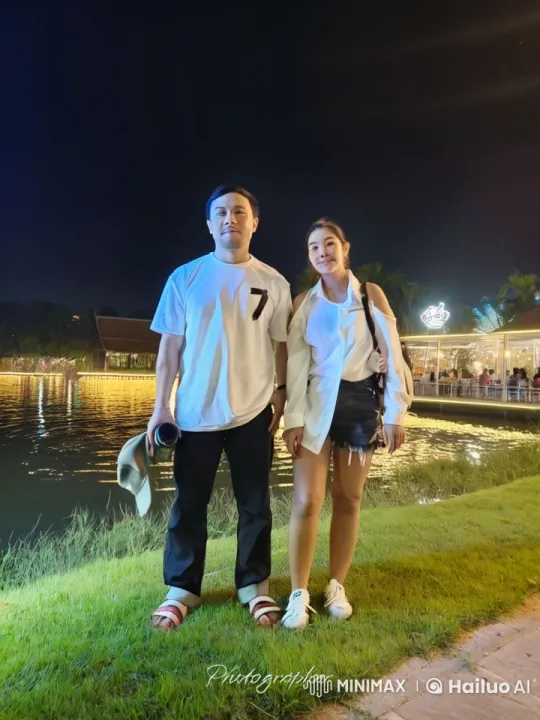 Nighttime Riverside Kung Fu Sparring Scene – AI Generated Video | Hailuo AI