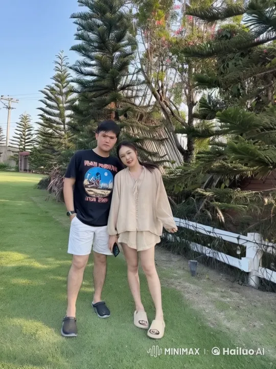 Couple Engages in Intense Martial Arts in Serene Garden – AI Generated Video | Hailuo AI