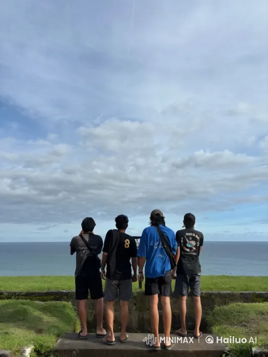 Young Men Perform Kung Fu on Seaside Cliff – AI Generated Video | Hailuo AI