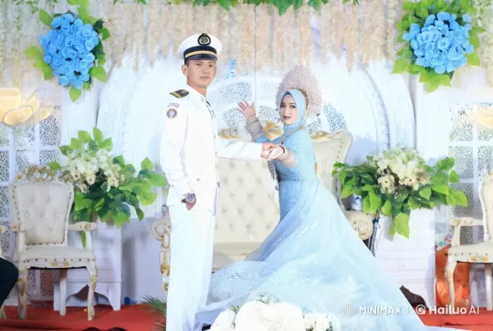 Traditional Wedding Venue Transforms into Kungfu Performance – AI Generated Video | Hailuo AI