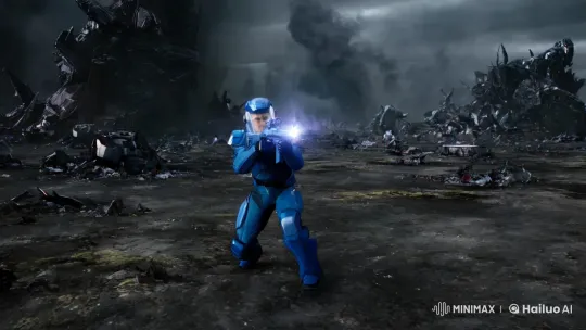 Jim Raynor in Dystopian Battle: Starcraft Cinematic Scene – AI Generated Video | Hailuo AI