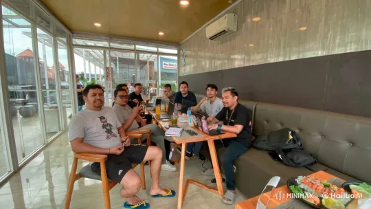 Unexpected Kungfu Display in Cozy Cafe Setting – AI Generated Video | Hailuo AI