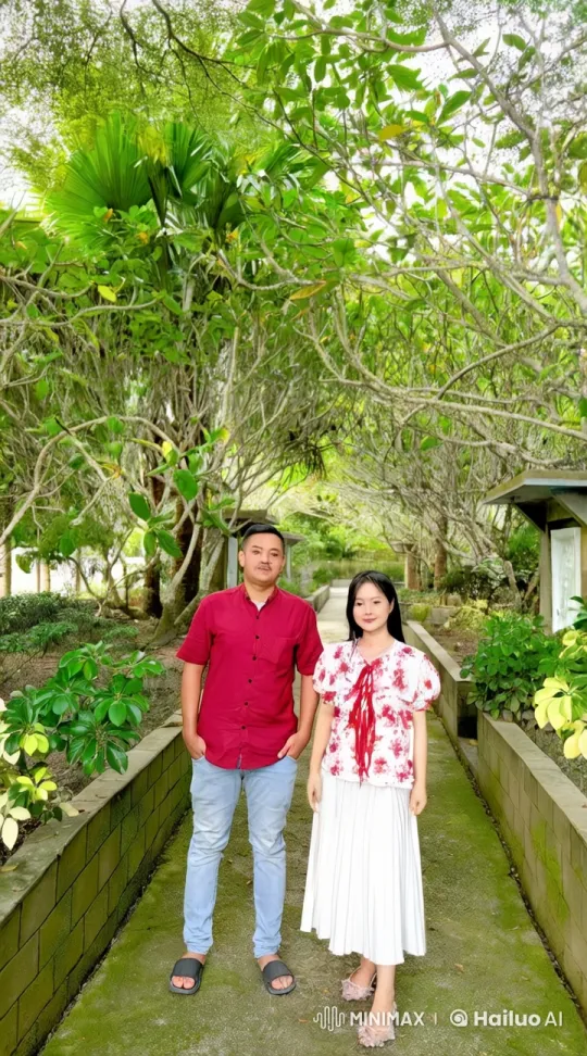Couple Showcases Kungfu Skills in Serene Garden Setting – AI Generated Video | Hailuo AI