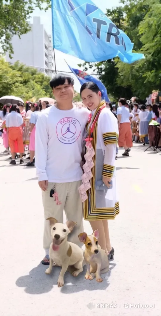 Outdoor Graduation Celebration with Martial Arts Performance – AI Generated Video | Hailuo AI