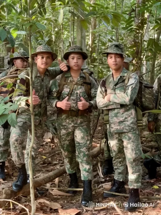 Soldiers Perform Dynamic Martial Arts in Jungle Setting – AI Generated Video | Hailuo AI