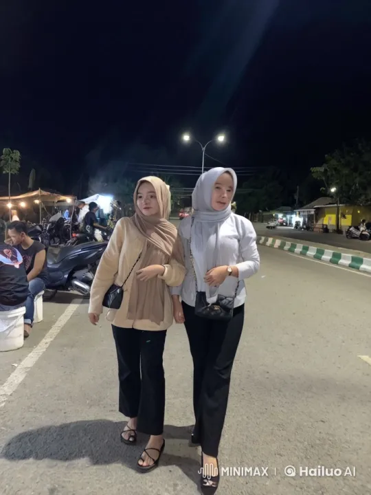 Night Market Kungfu Showdown: Women's Intense Street Fight – AI Generated Video | Hailuo AI
