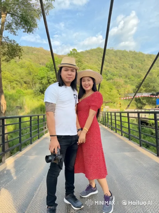 Couples Portrait on Bridge with Scenic Background – AI Generated Video | Hailuo AI