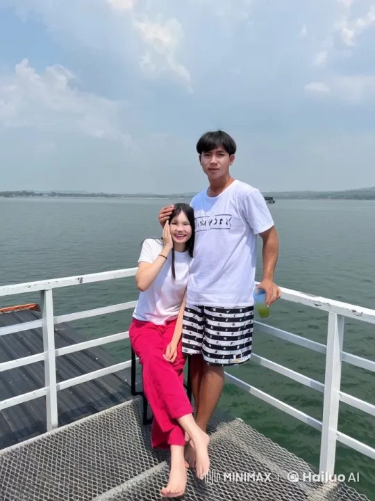 Young Couple Practicing Kungfu by the Lake – AI Generated Video | Hailuo AI