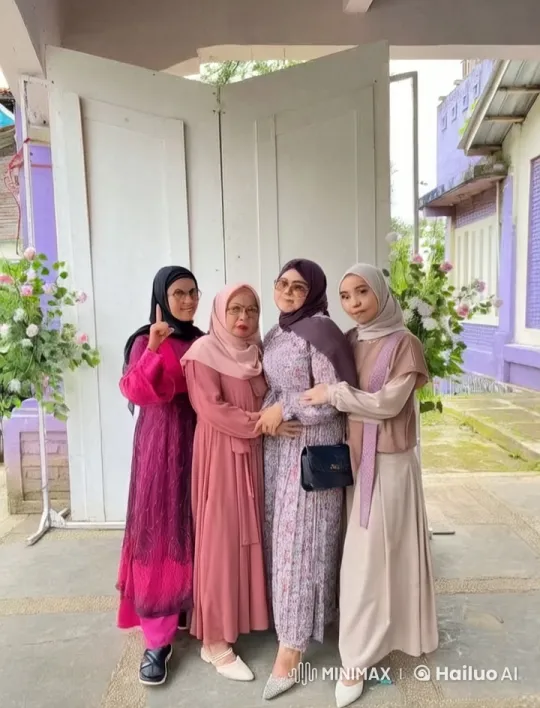 Four Women in Hijabs Perform Kung Fu in Traditional Attire – AI Generated Video | Hailuo AI