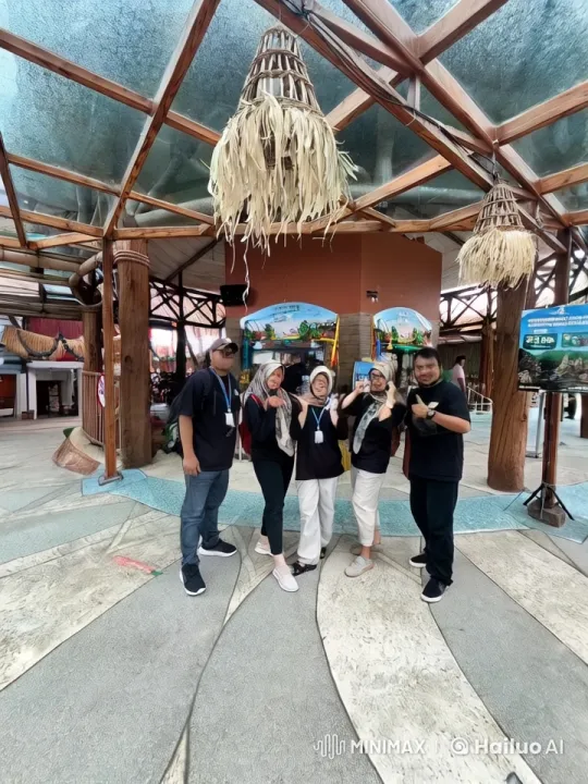 Group Showcases Vibrant Kung Fu Skills Under Thatched Shelter – AI Generated Video | Hailuo AI