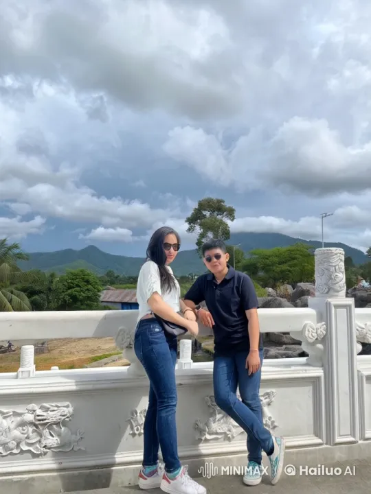 Kungfu Fight on Scenic Mountain Bridge – AI Generated Video | Hailuo AI