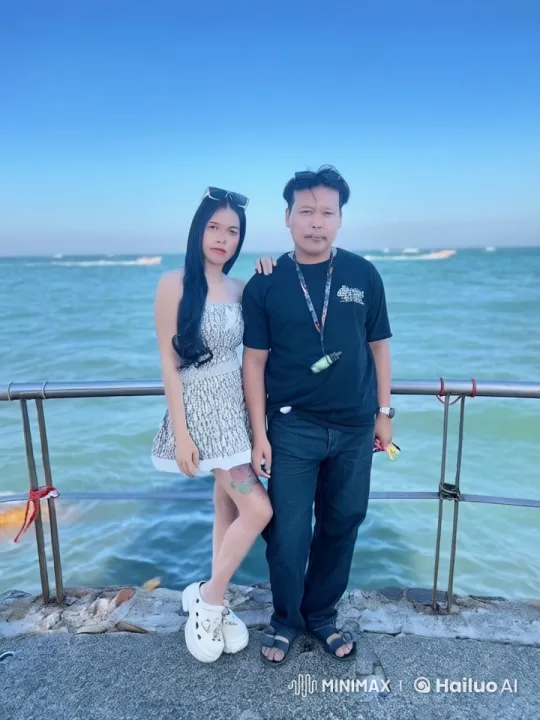 Young Woman and Man Perform Martial Arts by the Sea – AI Generated Video | Hailuo AI