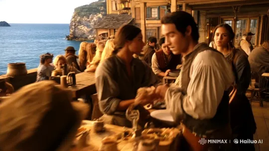 Coastal Town Adventure: Quest for the Golden Compass – AI Generated Video | Hailuo AI