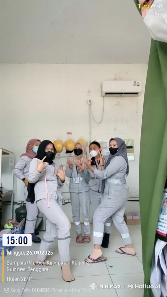 Women Enjoy Playful Kung Fu Session in Industrial Setting – AI Generated Video | Hailuo AI