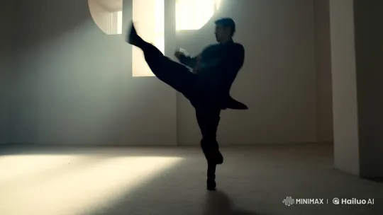 Aesthetic Mastery: Kung Fu Practitioner's Graceful Combat – AI Generated Video | Hailuo AI